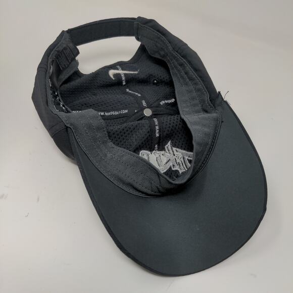 Nike Golf Tiki Bar Strapback Hat Embroidered Logo Spell Out Black OSFM SEE DESC - Picture 8 of 14